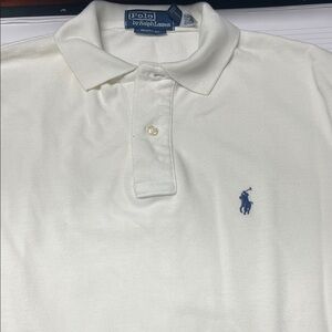 Polo by Ralph Lauren Men's Cream Polo Shirt